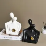 Couple Heart Sculpture