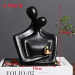 Couple Heart Sculpture