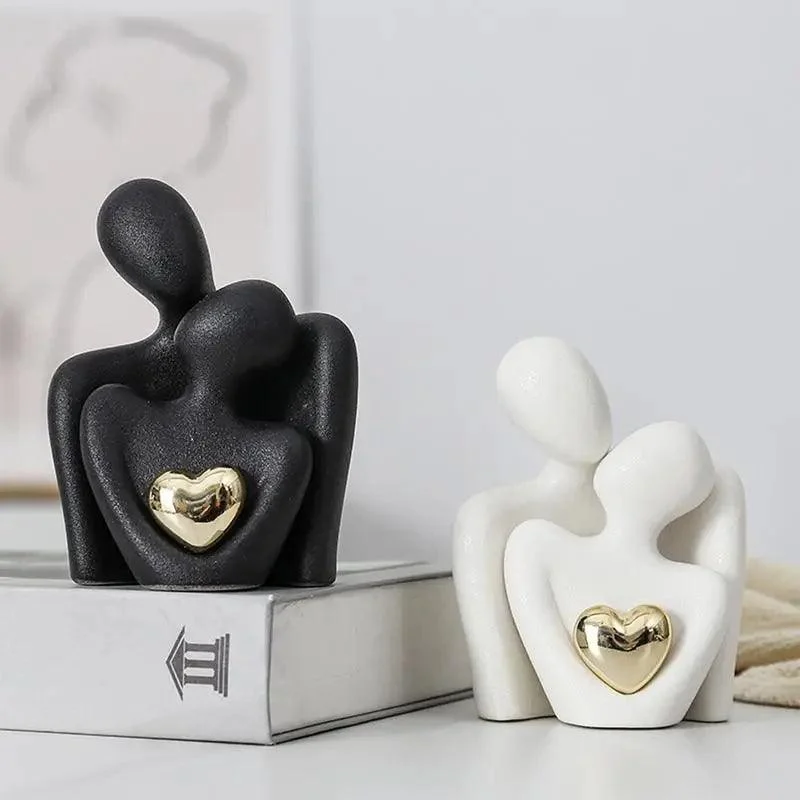 Couple Hugging Abstract Sculpture -  - #tag1#