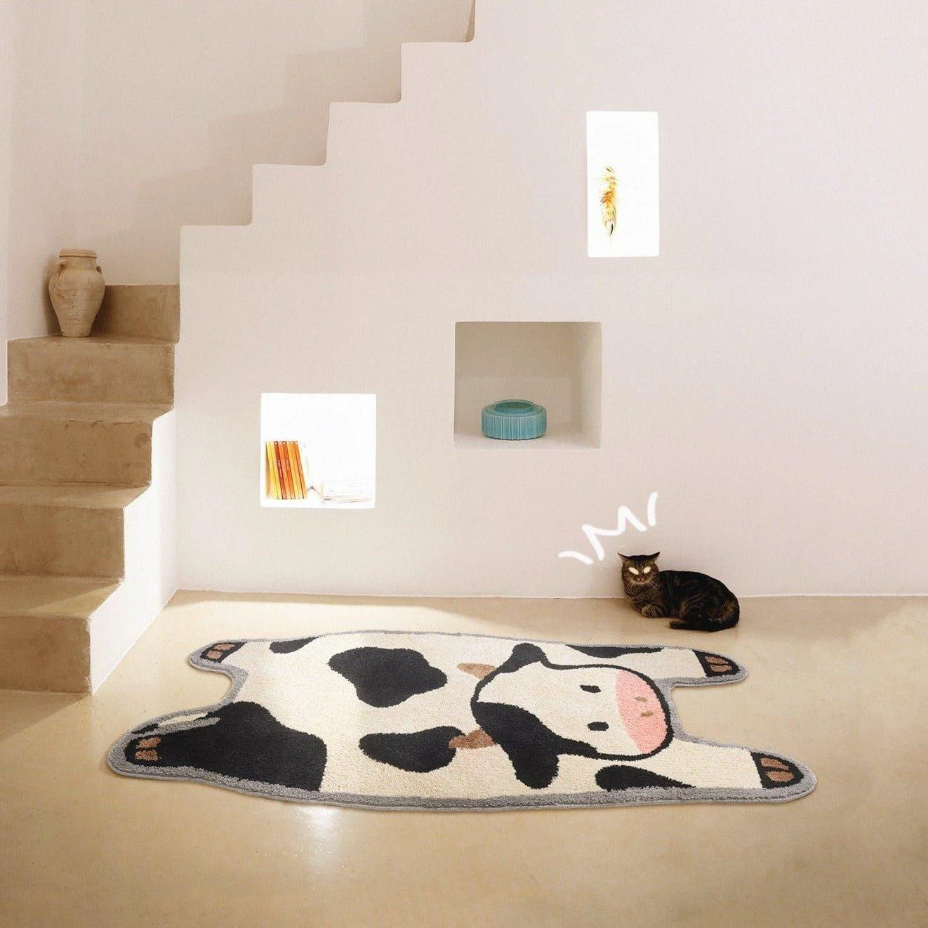 Cow Moo Moo Rug -  - #tag1#