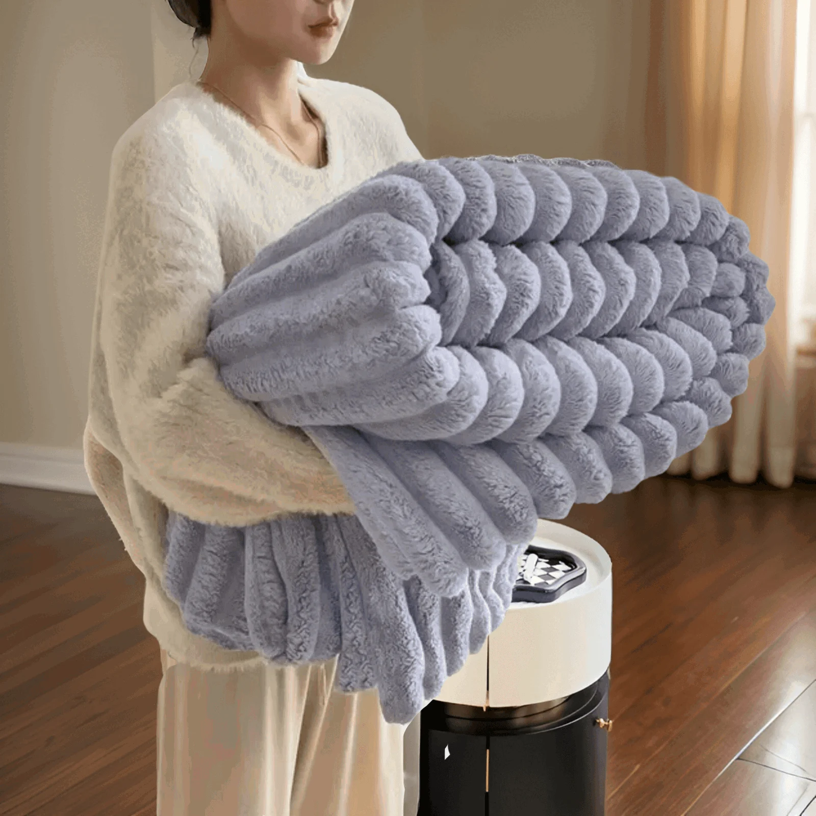 CozyBlanket - Luxurious Plush Fleece Blanket for the Sofa - soft, warm, and cozy blanket for sofa and living room -  - #tag1#
