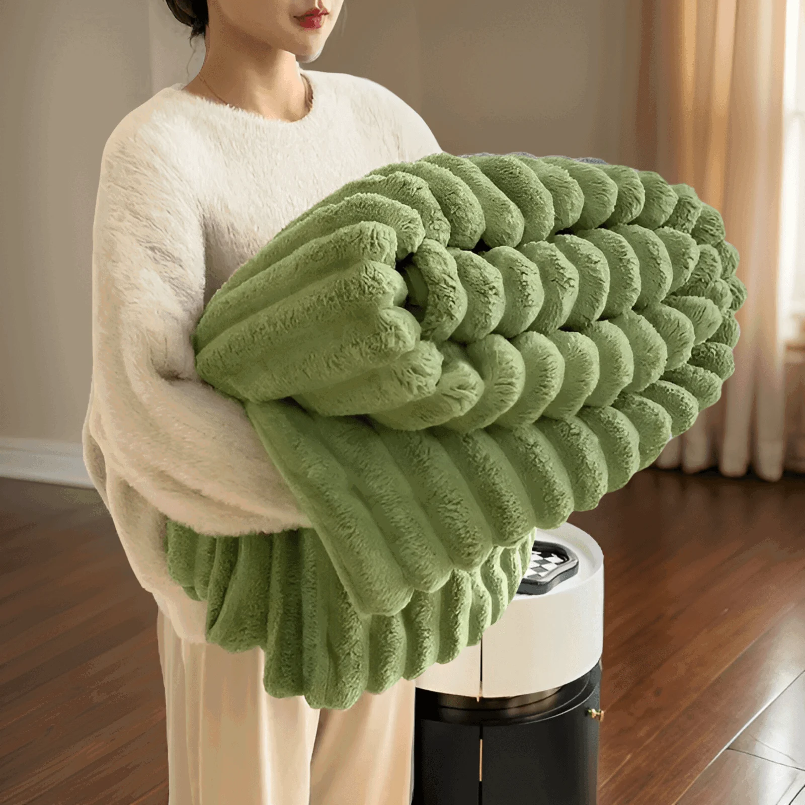 CozyBlanket - Luxurious Plush Fleece Blanket for the Sofa - soft, warm, and cozy blanket for sofa and living room -  - #tag1#