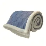 CozyCheck Plaid Reversible Thick Insulated Fleece Blanket for Winter tag1