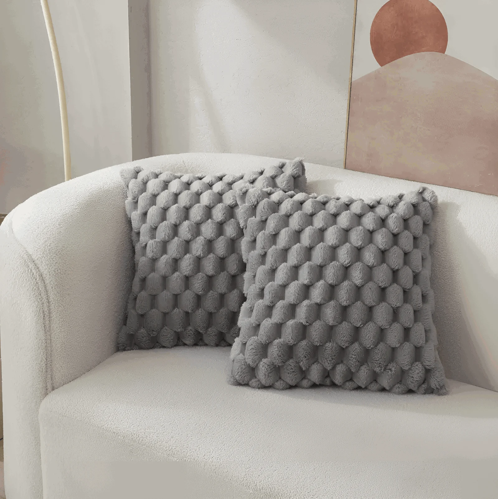CozyWeave - Luxurious Soft Pillowcase with Fluffy Patterned Cover -  - #tag1#