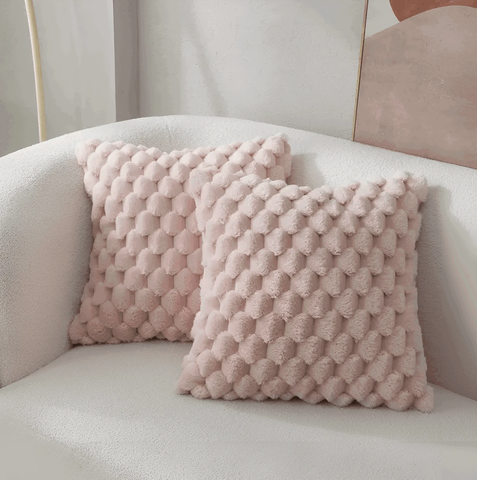 CozyWeave - Luxurious Soft Pillowcase with Fluffy Patterned Cover -  - #tag1#