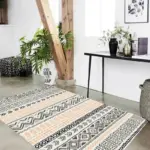 Cozy Boho Baroque Floral Rug Home Decoration Carpets