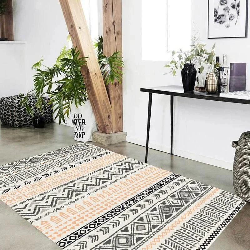 Cozy Boho Baroque Floral Rug Home Decoration Carpets -