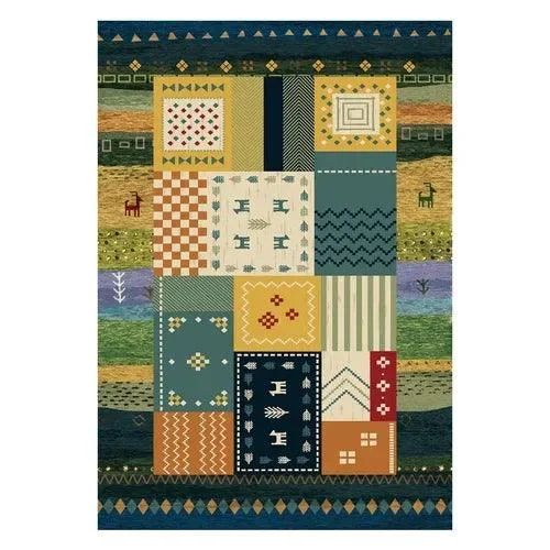 Cozy Boho Baroque Floral Rug Home Decoration Carpets -