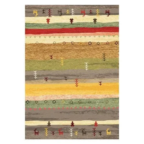 Cozy Boho Baroque Floral Rug Home Decoration Carpets -