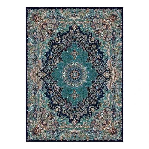 Cozy Boho Baroque Floral Rug Home Decoration Carpets -