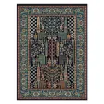 Cozy Boho Baroque Floral Rug Home Decoration Carpets