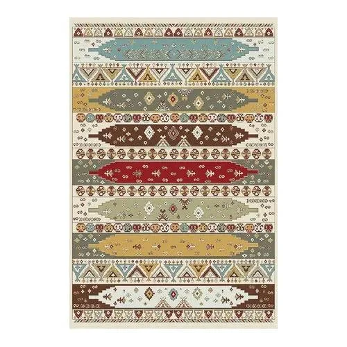 Cozy Boho Baroque Floral Rug Home Decoration Carpets -