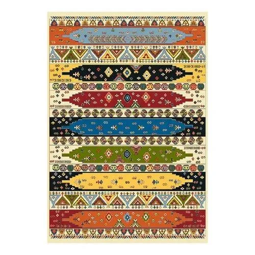 Cozy Boho Baroque Floral Rug Home Decoration Carpets -