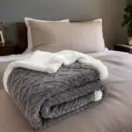 Cozy Cuddle Double Sided Cozy Cashmere Fleece Blanket for Nighttime Warmth with Style tag1