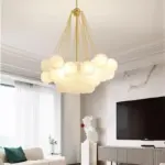 Cozy_Gold_Black_Frosted_Glass_Ball_LED_Pendant_Lighting_Room_Decor_Chandeliers_Indoor_-_-4166965 Cozy Gold Black Frosted Glass Ball LED Pendant Lighting Room Decor Chandeliers Indoor