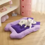 Cozy_Haven_Pink_and_Purple_Fleece-Lined_Cat_Bed_Mat_-_-_tag1_-4184577 Cozy Haven Pink and Purple Fleece Lined Cat Bed Mat tag1