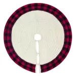 Cozy Knitted Christmas Tree Skirt tag1