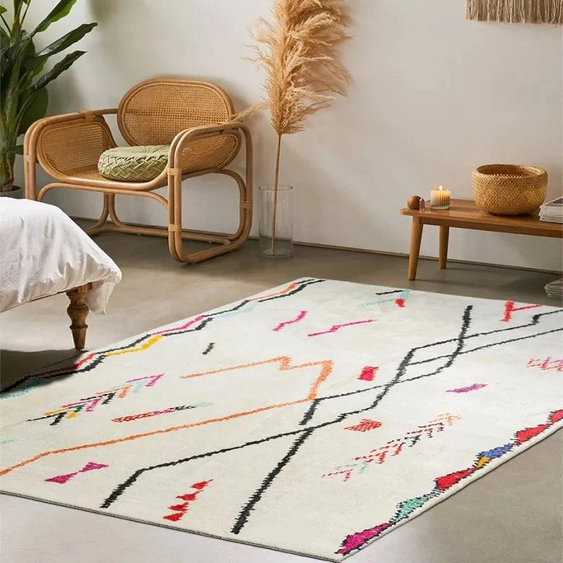 Cozy Morocco Fluffy Soft Baby Rug Carpets for Bedroom Decor -