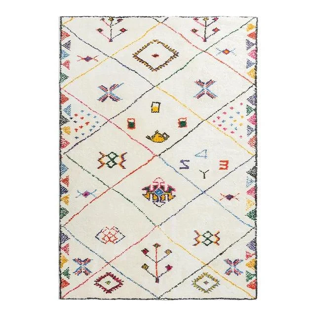 Cozy Morocco Fluffy Soft Baby Rug Carpets for Bedroom Decor -