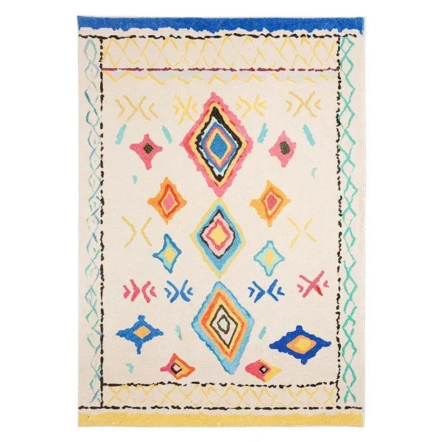 Cozy Morocco Fluffy Soft Baby Rug Carpets for Bedroom Decor -