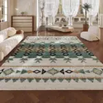 Cozy Persian Art Stripe Soft Rug Home Decoration for Balcony Bedroom