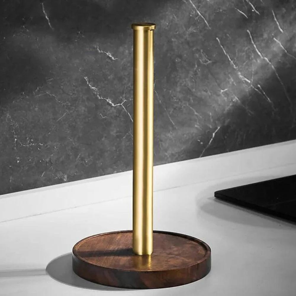 Crafted Walnut Paper Towel Holder -  - #tag1#