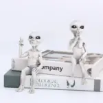 Crash Landed Alien Statue