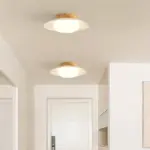 CreamRoundWhiteCeilingPendantLight