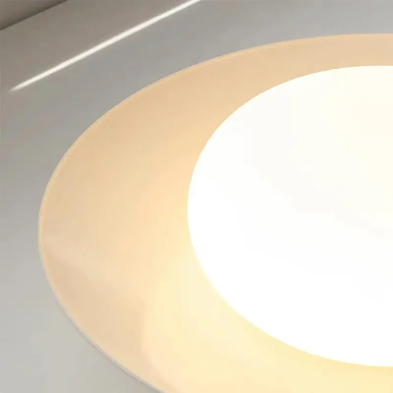 CreamRoundWhiteCeilingPendantLight