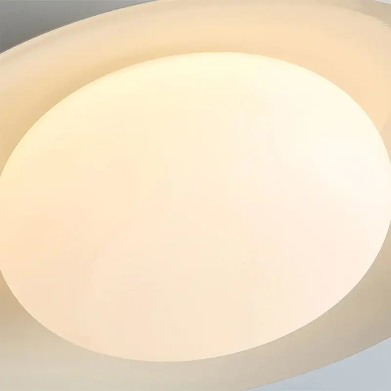 CreamRoundWhiteCeilingPendantLight