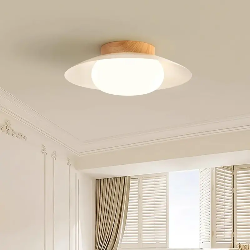 CreamRoundWhiteCeilingPendantLight