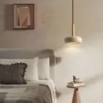 Cream Travertine Pendant Light Round Ceiling Light Retro Pendant Light tag1