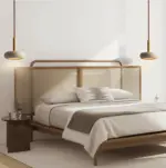 Cream Travertine Pendant Light Round Ceiling Light Retro Pendant Light tag1