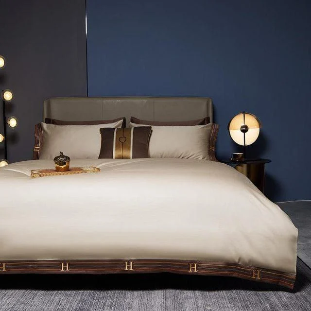 Cream Visna – Duvet Cover Set Made of Egyptian Cotton -  - #tag1#