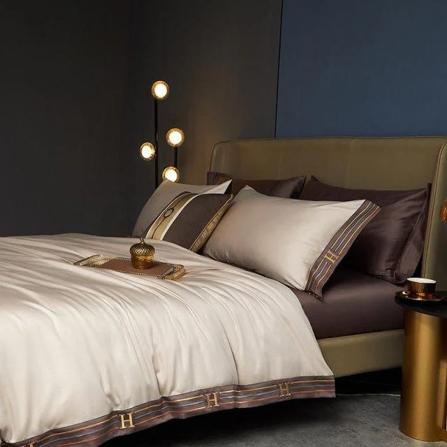 Cream Visna – Duvet Cover Set Made of Egyptian Cotton -  - #tag1#