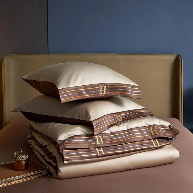 Cream Visna – Duvet Cover Set Made of Egyptian Cotton -  - #tag1#