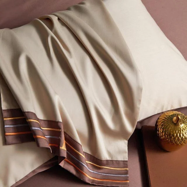 Cream Visna – Duvet Cover Set Made of Egyptian Cotton -  - #tag1#