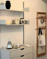 Cream White Minimalistic Clock