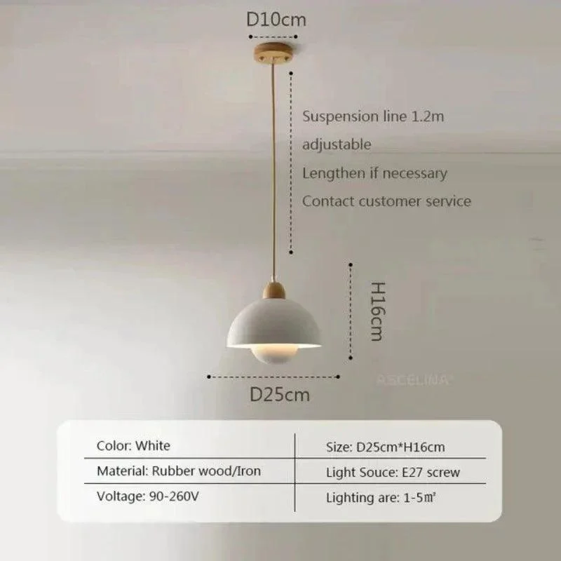 CreamyBreeze - Wooden Hanging Lamp -  - #tag1#