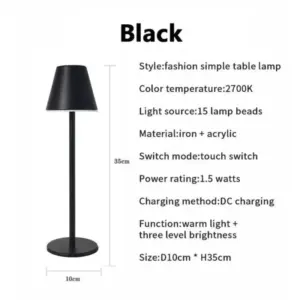 RadiantLumina - Rechargeable Desk Lamp