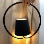 Creatieve Wandlamp Draadloze Led Oplaadbare Interieur Muurbeugel Light Moderne Draagbare Opknoping Lamp Aluminium Woonkamer Banken