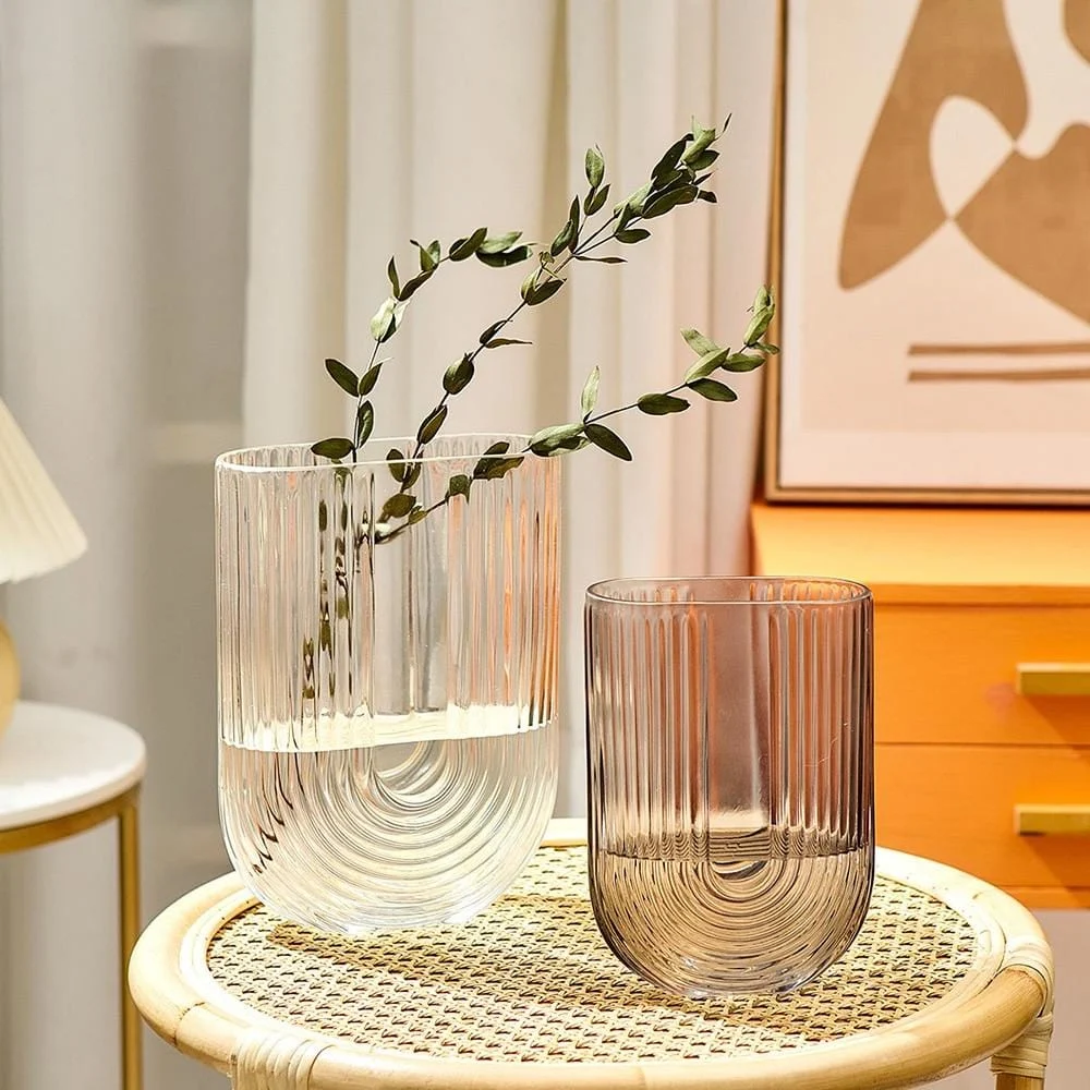 Creative Glass Vase Transparent Hydroponics Flower Vase Living Room Decor Modern Decor Flower Arrangement Table Accessories 2fd5b758 40e6 4f0b 974a C4510b6d15af