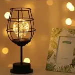Creative Holiday Retro Iron Art Minimalist Hollow Table Lamps Reading Lamp Night Light Bedroom Desk Lighting