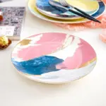 Creative Oil Painting Dinner Plate Set Porcelain Dishes and Plates Decorative Plate Steak Food Dessert Dinner