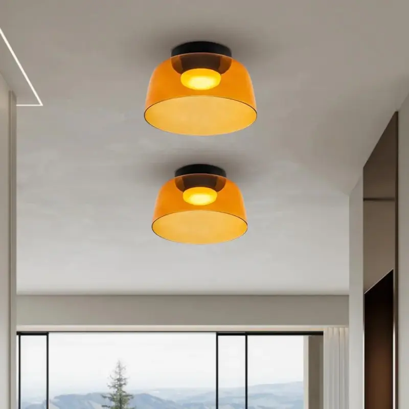 CreativeGlassCeilingLightMulti LayerPendantLampshade