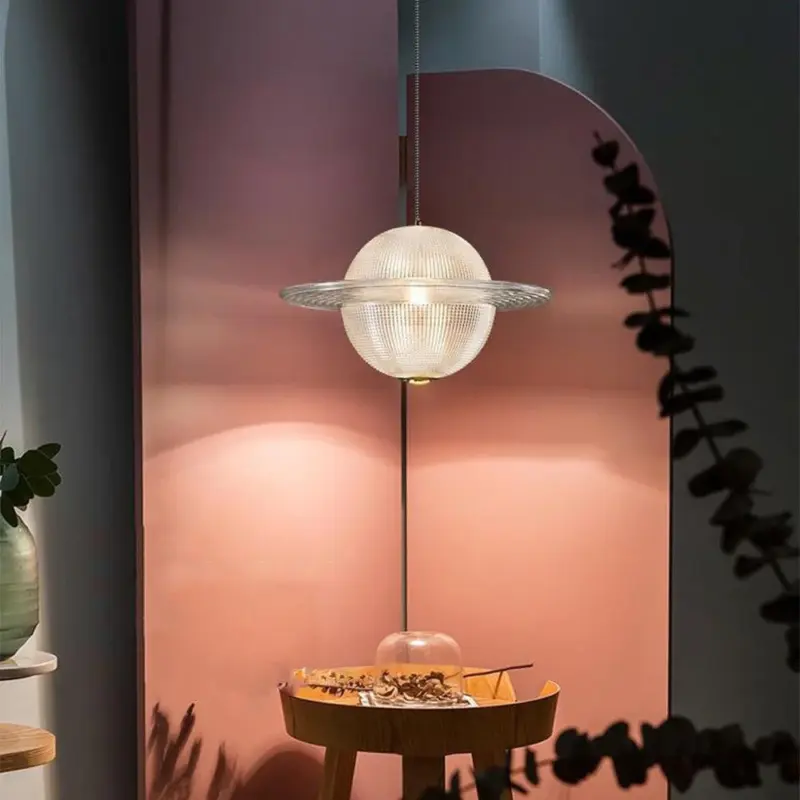CreativeGlassPlanetCeilingPendantLight