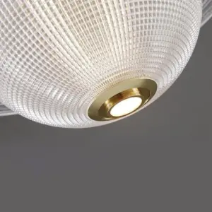Homeko Glass Planet Pendant Hanging Light