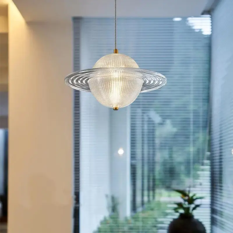 CreativeGlassPlanetCeilingPendantLight