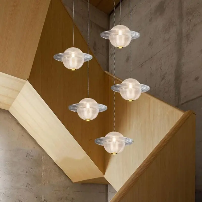 CreativeGlassPlanetCeilingPendantLight