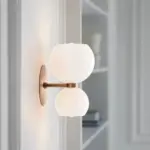 CreativeModern2HeadsGlassWallLamp